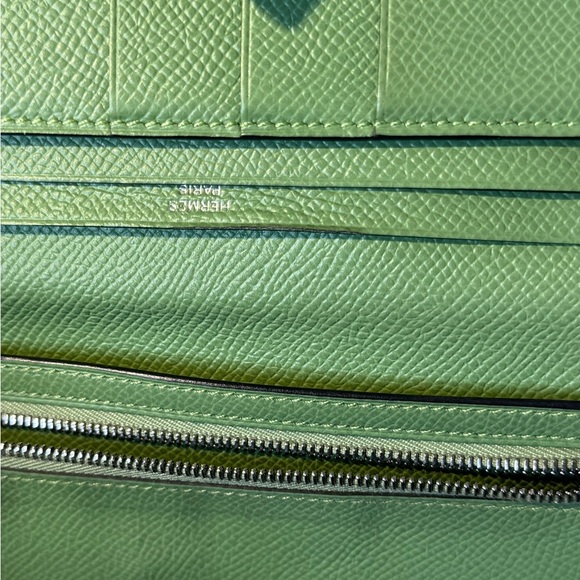Hermes Bearn Wallet Chevre Mysore Long Authentic - Picture 6 of 14